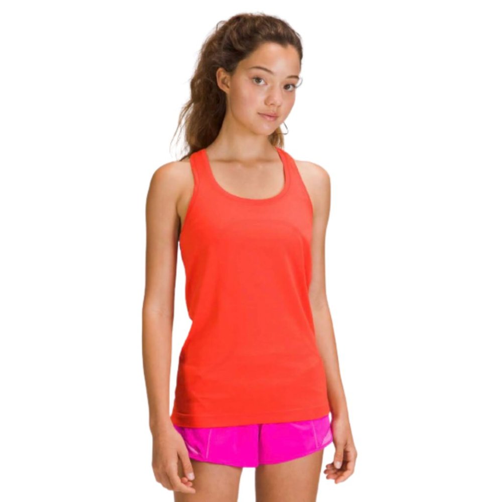 Lululemon Swiftly Tech racerback 2.0 “Autumn Red” size 14
